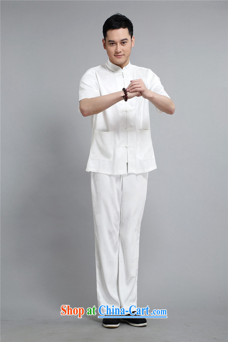 kyung-ho covered by men with short set short-sleeved older persons in male father T-shirt pants grandfather summer jackets T-shirt white 4XL pictures, price, brand platters! Elections are good character, the national distribution, so why buy now enjoy more preferential! Health