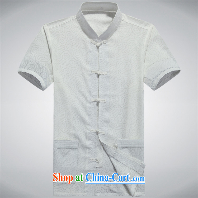 The middle-aged, cotton the Chinese men's short-sleeve middle-aged and older persons men Han-summer Dad loaded the code linen clothes and summer beige XXXL pictures, price, brand platters! Elections are good character, the national distribution, so why buy now enjoy more preferential! Health