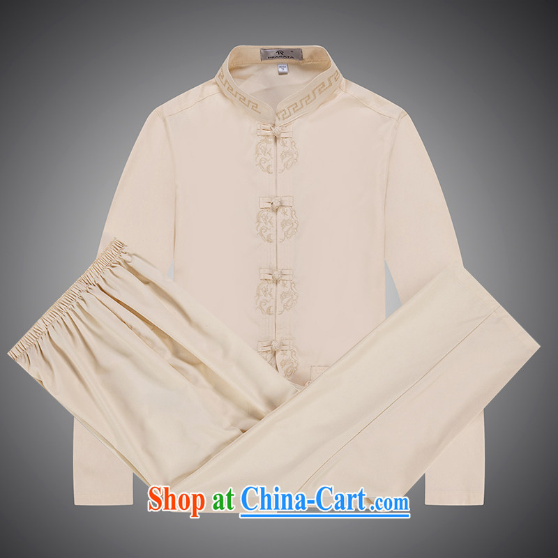 Tang on the package fall and winter, the older men's long-sleeved Chinese father with 8018 white M/165, JACK EVIS, shopping on the Internet