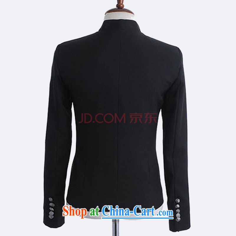 M 2M 2015 spring new male beauty smock Korean small jacket and black suits black thick, M (170) and 2 M monline, shopping on the Internet