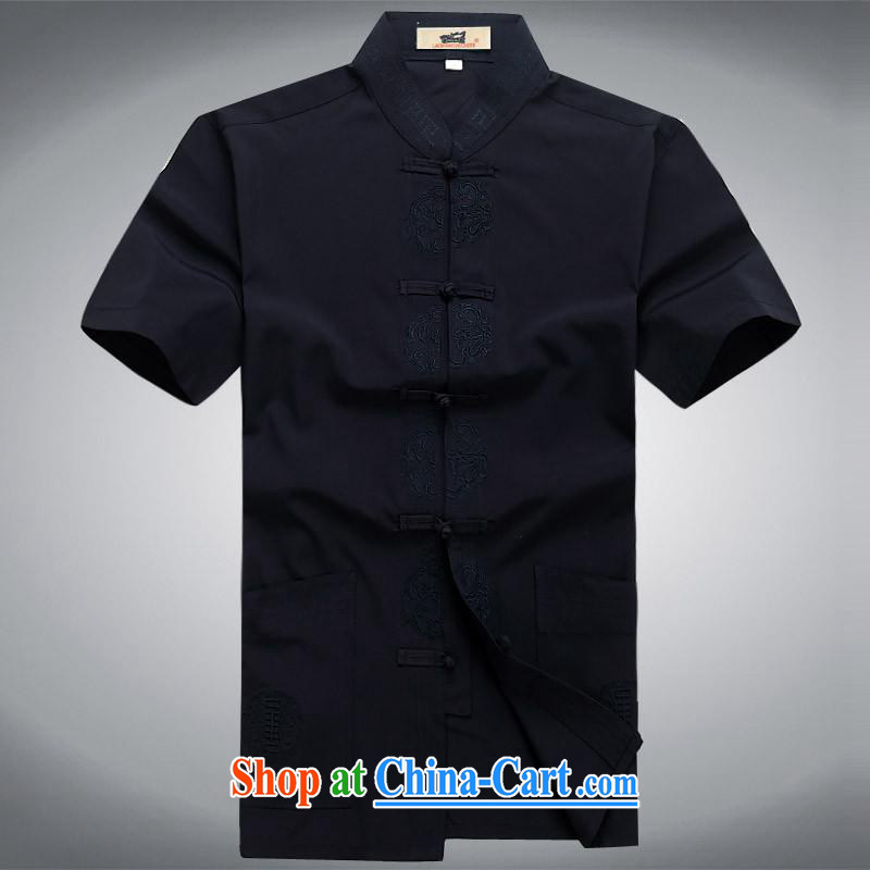 100 brigade Bailv summer stylish thin disk for leisure short-sleeved, for Comfort Kit dark blue XXL, 100 brigade (Bailv), shopping on the Internet