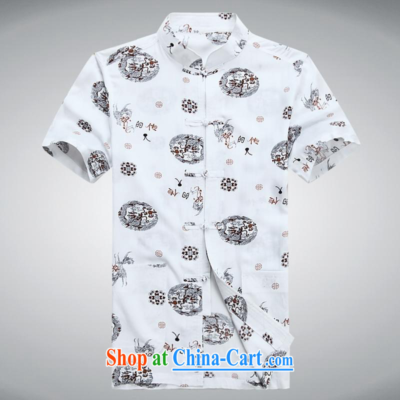 100 brigade Bailv summer stylish thin disk for leisure short-sleeve and collar comfortable flower T-shirt white L