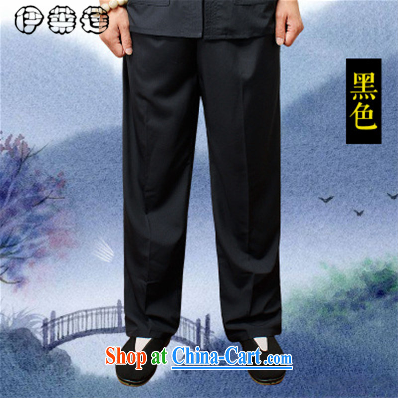 Mr. Lin 2015 summer, middle-aged and older pants men's summer, thin father pants older men and pants elasticated waist summer leisure larger trousers Tang on the Cornhusk yellow XXXXL, Mr. Helene elegance (ILELIN), online shopping