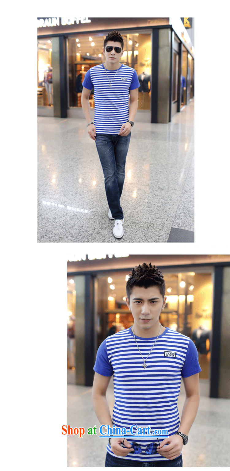 9 month female * 2015 summer new, young men's cotton short-sleeved striped T shirt leisure and men's T shirt army green XXL pictures, price, brand platters! Elections are good character, the national distribution, so why buy now enjoy more preferential! Health