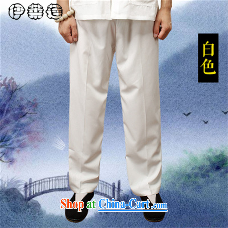 Mr. Lin 2015 Mr Ronald ARCULLI, Mr Tang pants men's middle-aged and older men summer relaxed lounge larger Tang pants men and Chinese men's trousers multi-colored white XXXL
