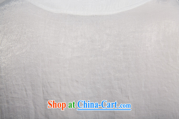 De-Tong Zhi, summer 2015 new polyester men's Chinese short-sleeve Chinese clothing white 4XL pictures, price, brand platters! Elections are good character, the national distribution, so why buy now enjoy more preferential! Health