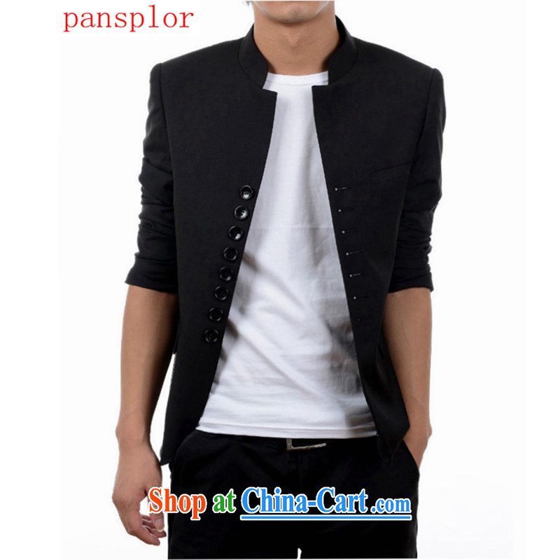 pansplor 2015 China wind retro 8 snap the collar smock suit 1216 - X 990 - F 85 black XXL, Pan ' s PLOR, shopping on the Internet
