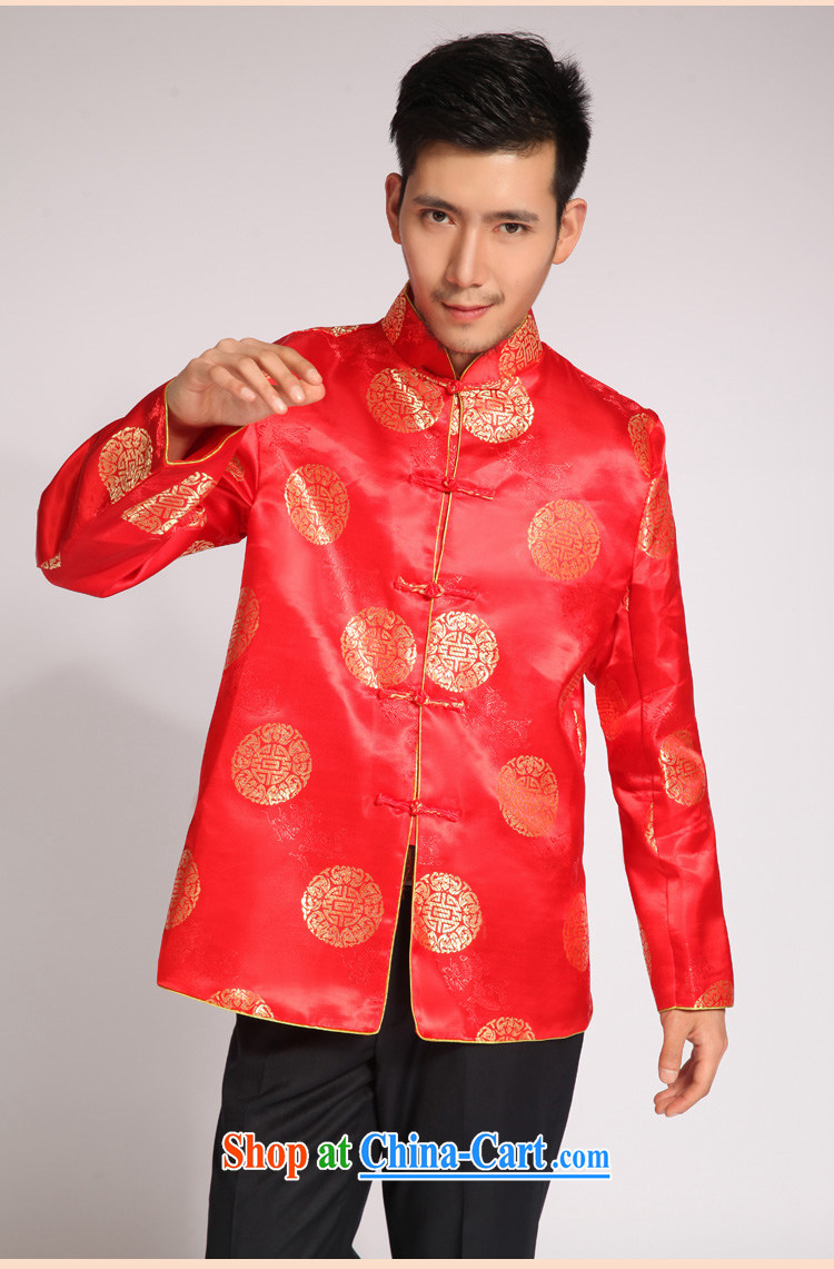 Su-wo saga men's new summer Chinese wedding red married men and Chinese-su Wo service smock dress the groom toast wedding dresses red S pictures, price, brand platters! Elections are good character, the national distribution, so why buy now enjoy more preferential! Health
