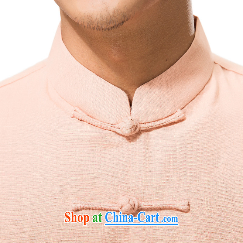 and mobile phone line 15 new summer cotton mA short-sleeved T-shirt, old summer short-sleeved Tang fitted T-shirt men, for the charge-back of Yau Ma Tei cotton short with short-sleeved father with pink XXXL/190, and mobile phone line (gesaxing), and, on-l