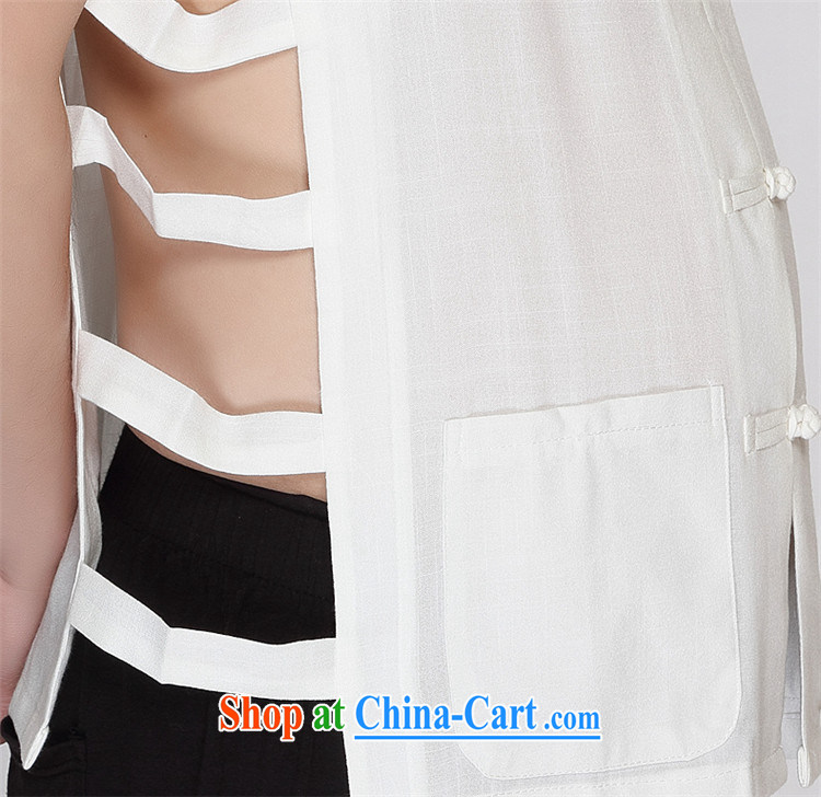 Beijing the Chinese Tang replacing men and a sleeveless eschewed men, summer shoulder a men's T-shirt beige XXXL pictures, price, brand platters! Elections are good character, the national distribution, so why buy now enjoy more preferential! Health