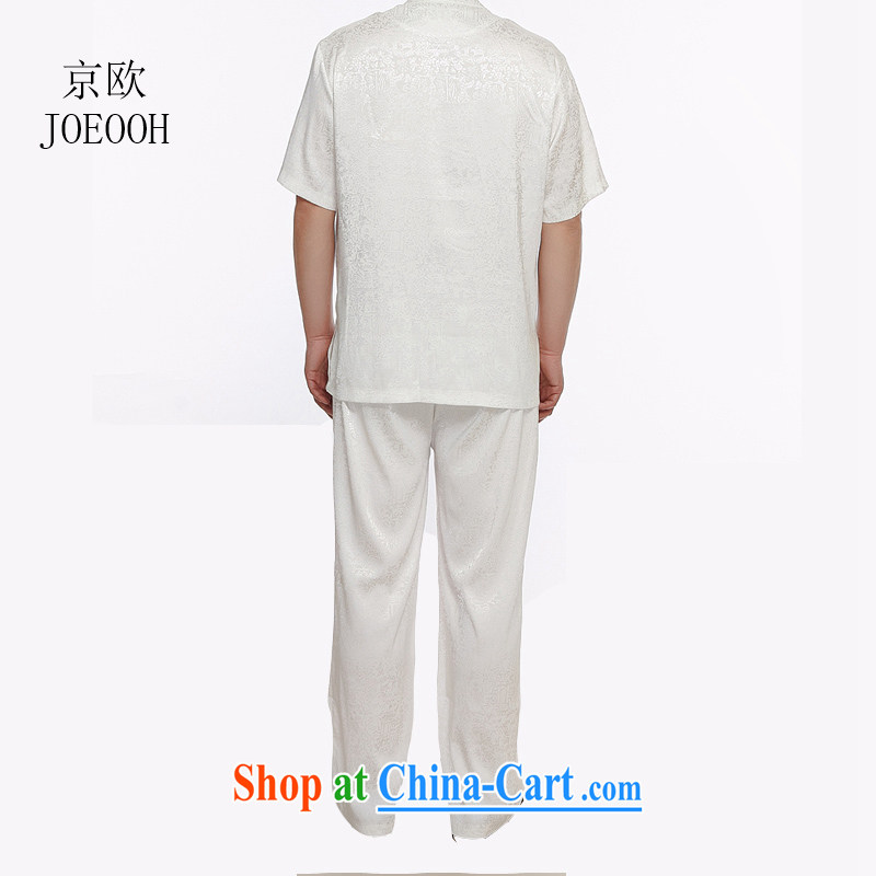 Putin's Europe in the new summer, Tang on the older package the code father with a short-sleeved shirt China wind the River During the Qingming Festival men's white XXL, Beijing (JOE OOH), shopping on the Internet