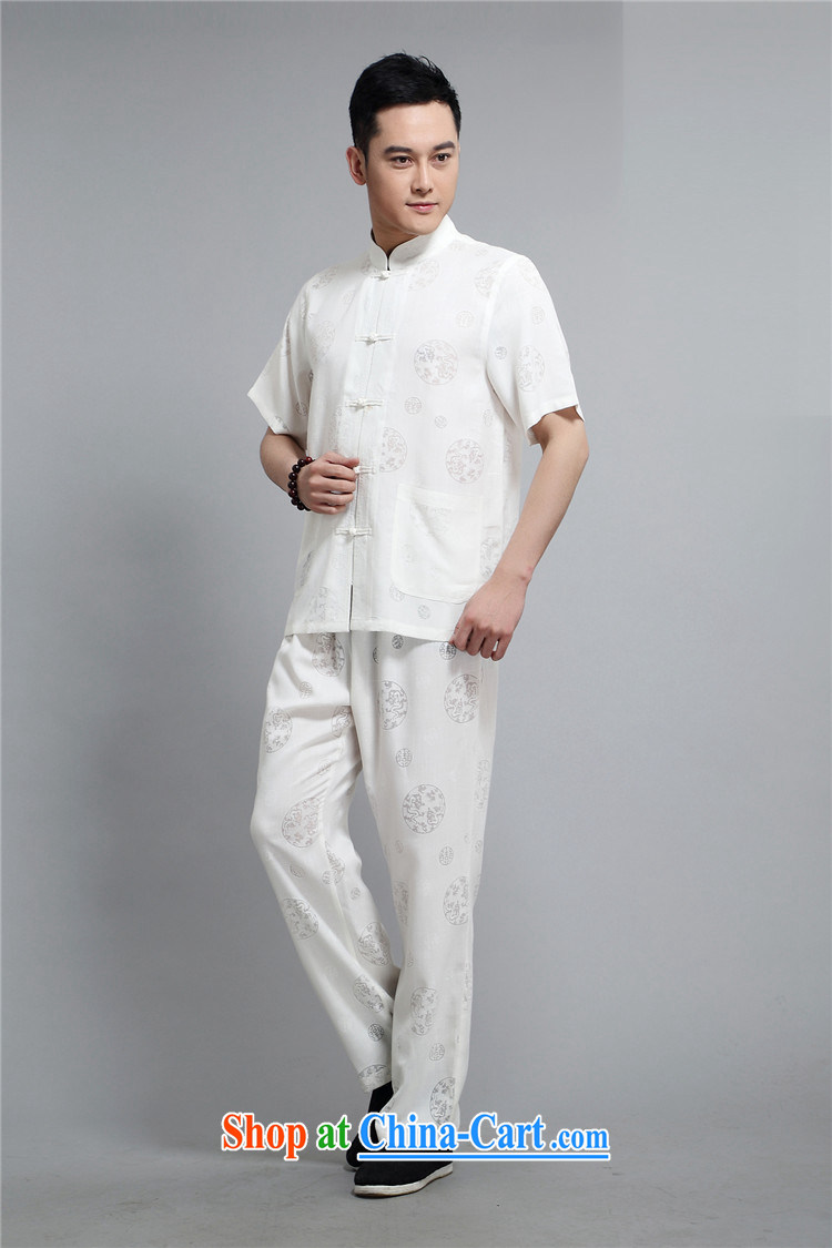 Beijing in the older summer With Grandpa short sleeve large, Chinese men and set the Kowloon Yau Ma Tei cotton half sleeve Tang replace linen package white 4XL/190 pictures, price, brand platters! Elections are good character, the national distribution, so why buy now enjoy more preferential! Health