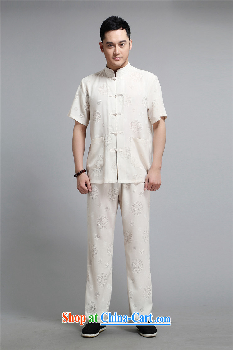 Beijing in the older summer With Grandpa short sleeve large, Chinese men and set the Kowloon Yau Ma Tei cotton half sleeve Tang replace linen package white 4XL/190 pictures, price, brand platters! Elections are good character, the national distribution, so why buy now enjoy more preferential! Health