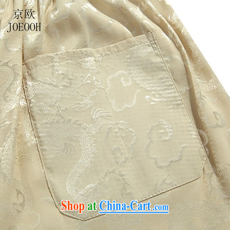 Beijing the Chinese high-end male Tang replace summer pants men's trousers beige XL, Beijing (JOE OOH), shopping on the Internet