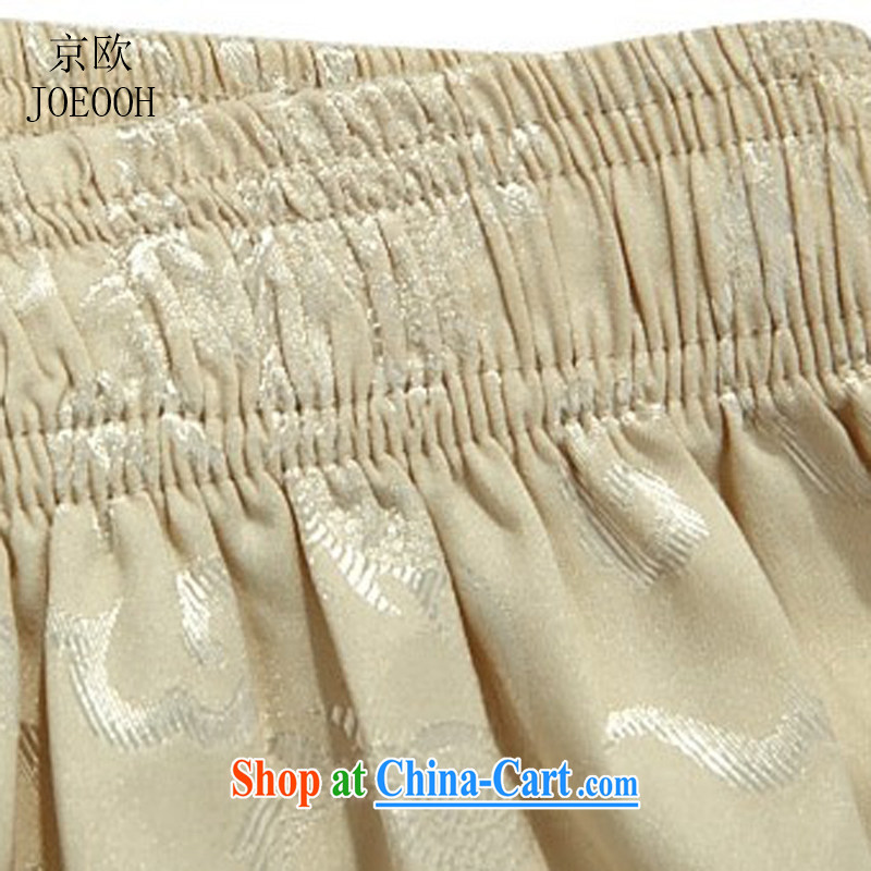 Beijing the Chinese high-end male Tang replace summer pants men's trousers beige XL, Beijing (JOE OOH), shopping on the Internet