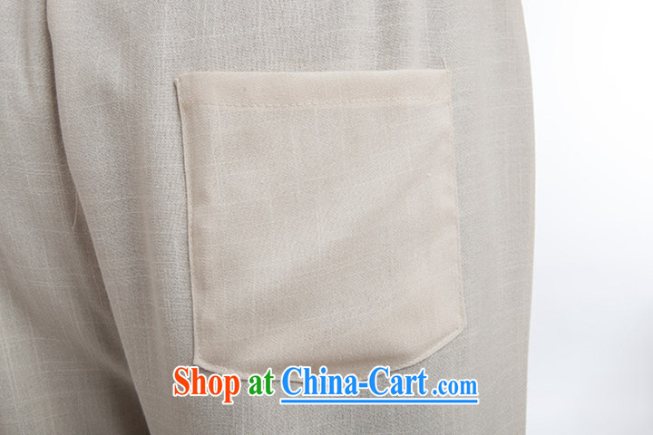 MR HENRY TANG Mount Kit short-sleeved men's linen Tai Chi clothing cotton the linen clothes martial arts practitioners serving meditation cynosure serving casual Tang fitted T-shirt men package half sleeve male white a 185 pictures, price, brand platters! Elections are good character, the national distribution, so why buy now enjoy more preferential! Health