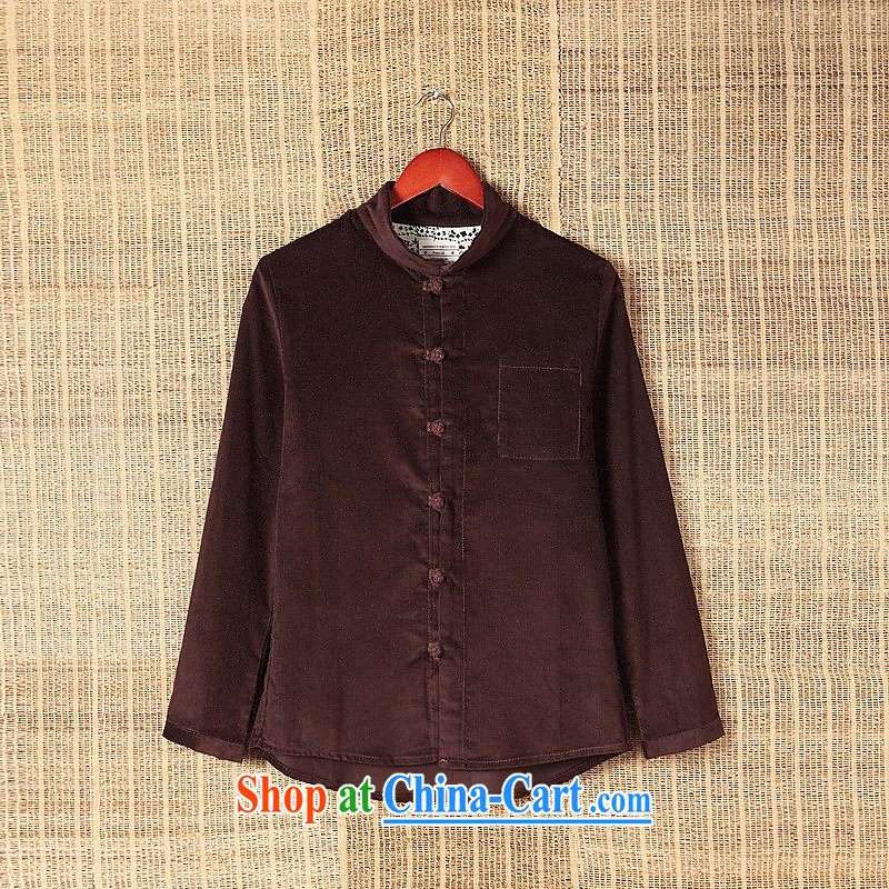 Dan Jie Shi C 56 Casual Shirt long-sleeved male and antique Chinese fall on China wind-tie shirt autumn and winter clothing men's card the color XXL, Dan Jie Shi (DANJIESHI), shopping on the Internet
