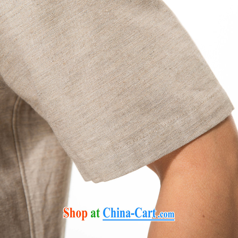 And 3 line summer new, genuine cotton mA short-sleeved T-shirt, older units the Commission the code father with a short-sleeved T-shirt ethnic wind cotton Ma half sleeve T-shirt multi-color optional dark gray XXXL/190, and mobile phone line (gesaxing), an