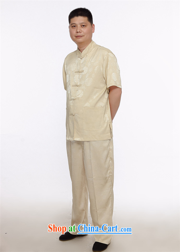 The summer, dress short-sleeved Chinese male half sleeve Chinese elderly in kit silver XXXL pictures, price, brand platters! Elections are good character, the national distribution, so why buy now enjoy more preferential! Health