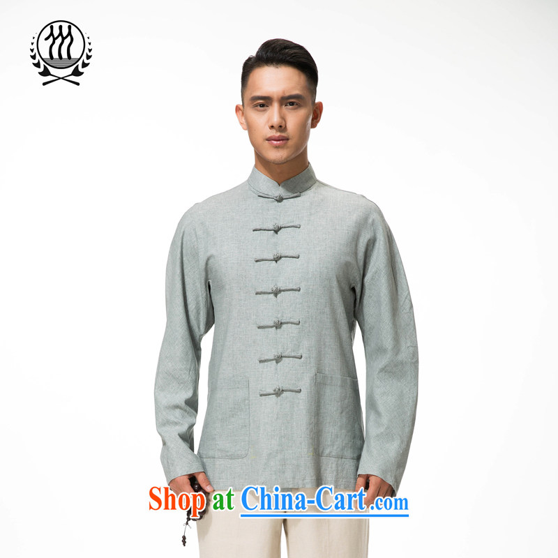 And in row 3 older Tang with long-sleeved T-shirt Ethnic Wind up for the charge-back cotton the long-sleeved T-shirt and comfortable cotton the long-sleeved T-shirt multi-color optional light green XXXL/190, and mobile phone line (gesaxing), on-line shopp