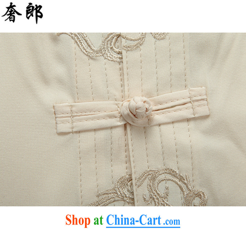 extravagance, Chinese style in a new paragraph in summer older Chinese, served long-sleeved T-shirt and pants and Chinese stamp duty cotton the Chinese Kit jogging service Tai Chi Kit beige Kit 190/XXXL, extravagance, and shopping on the Internet