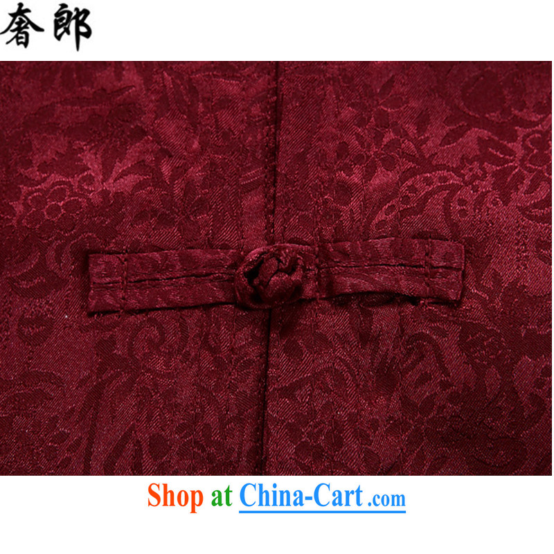 Luxury health, older Chinese men and spring and summer long-sleeved Chinese Generalissimo Kit Dad loaded T-shirt National Silk Han-New Chinese wind exercise clothing Tai Chi Kit beige Kit 190/XXXL, extravagance, and, on-line shopping