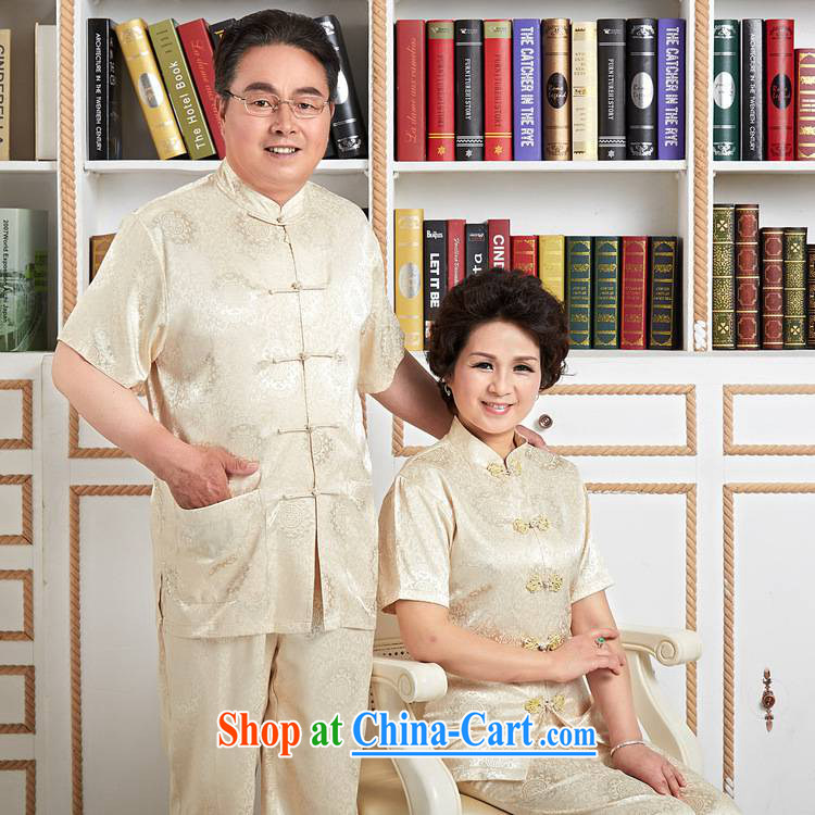 According to fuser new summer, older women and men in taxi Chinese couples with the collar Classic tray snap-short-sleeved Mom and Dad couples Tang load package wns/2524 # - 6 #female L pictures, price, brand platters! Elections are good character, the national distribution, so why buy now enjoy more preferential! Health