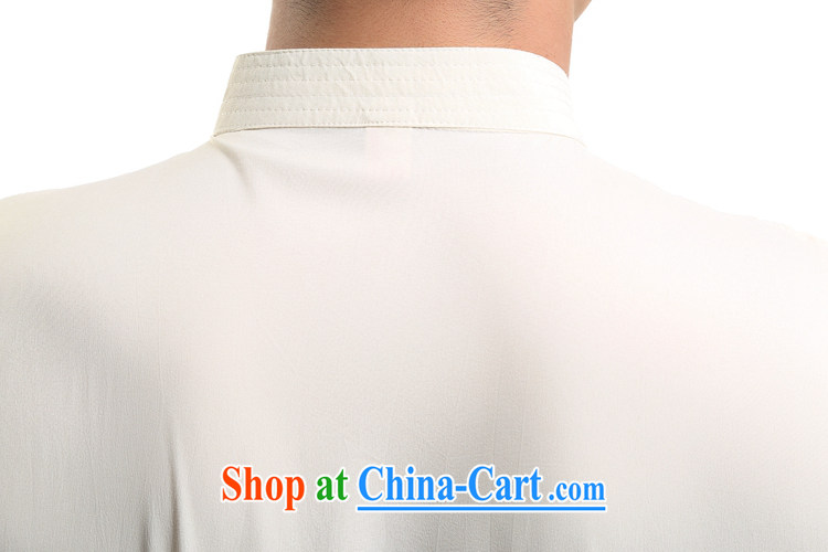 Mine-chiang mai (LEIMAI) in 2015 elderly Chinese men and a short-sleeved Chinese Spring and collar shirt-tie China wind package of the Dragon beige 43 pictures, price, brand platters! Elections are good character, the national distribution, so why buy now enjoy more preferential! Health