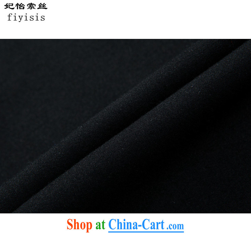 Princess Selina CHOW in China, Chinese long-sleeved T-shirt with short and long-sleeved cotton the Commission and indeed increase leisure father Chinese Spring Loaded cynosure service units the Han-Chinese Zen blue XXXL/190, Princess Selina Chow (fiyisis)