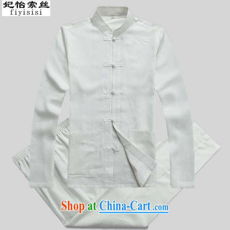 Princess Selina CHOW in spring and summer short with short-sleeve kit, older, shirt collar, served national costumes China wind load is increased, my father's grandfather with long-sleeved Kit white long-sleeved Kit 43_190