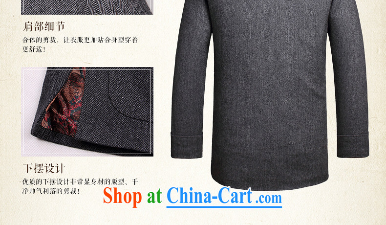 Autumn 2015 New Men Tang jackets Chinese, for long-sleeved hand-tie Chinese W 869 light gray 4 XL pictures, price, brand platters! Elections are good character, the national distribution, so why buy now enjoy more preferential! Health