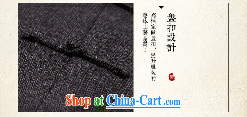 Autumn 2015 New Men Tang jackets Chinese, for long-sleeved hand-tie Chinese W 869 light gray 4 XL pictures, price, brand platters! Elections are good character, the national distribution, so why buy now enjoy more preferential! Health