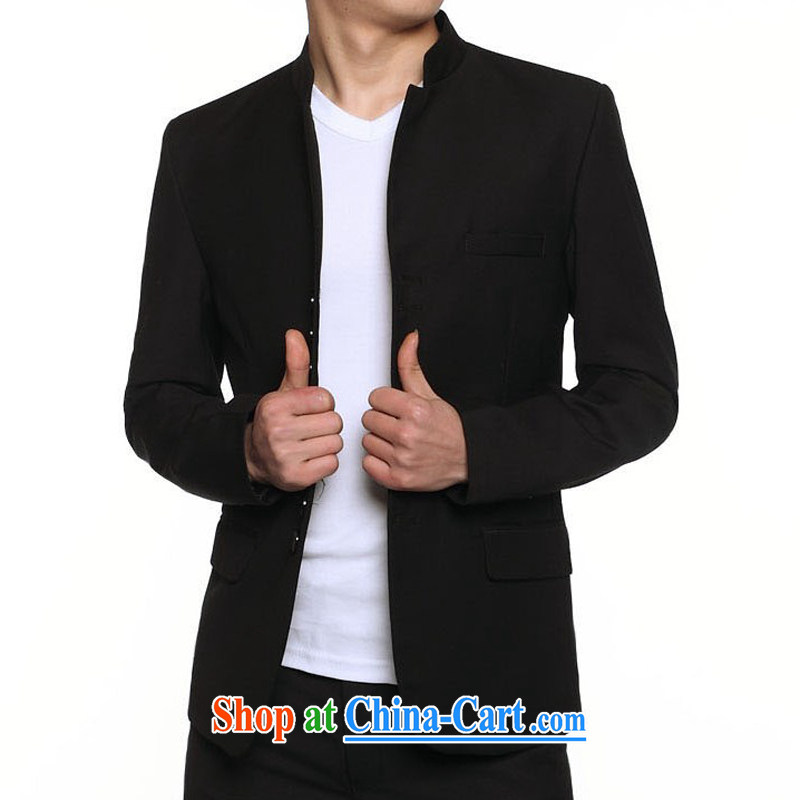 TGK 2015 autumn male new Korean casual suit boys, for cultivating small suit jacket men Tang replace smock black XXXL