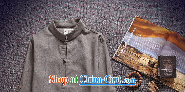 Dan Jie Shi original Chinese wind men's linen shirt Chinese Antique, for the charge-back men's shirts cotton Ma 7 cuff Chinese pictures, price, brand platters! Elections are good character, the national distribution, so why buy now enjoy more preferential! Health