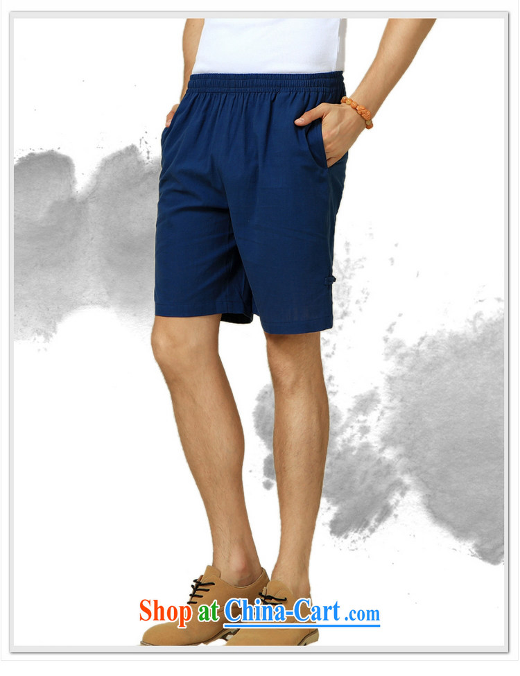cool ocean 2015 summer New Men Tang dress shorts China wind pants Chinese the withholding of 5 pants Navy (shorts) 180/XL pictures, price, brand platters! Elections are good character, the national distribution, so why buy now enjoy more preferential! Health