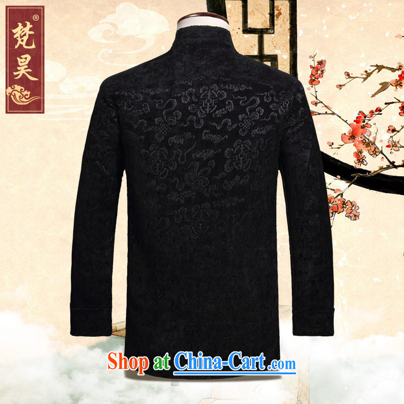 Van Gogh's annual fall and winter New Tang jackets and older long-sleeved hand-tie the code Chinese W 813 black 4XL, Van Gogh-ho, and shopping on the Internet