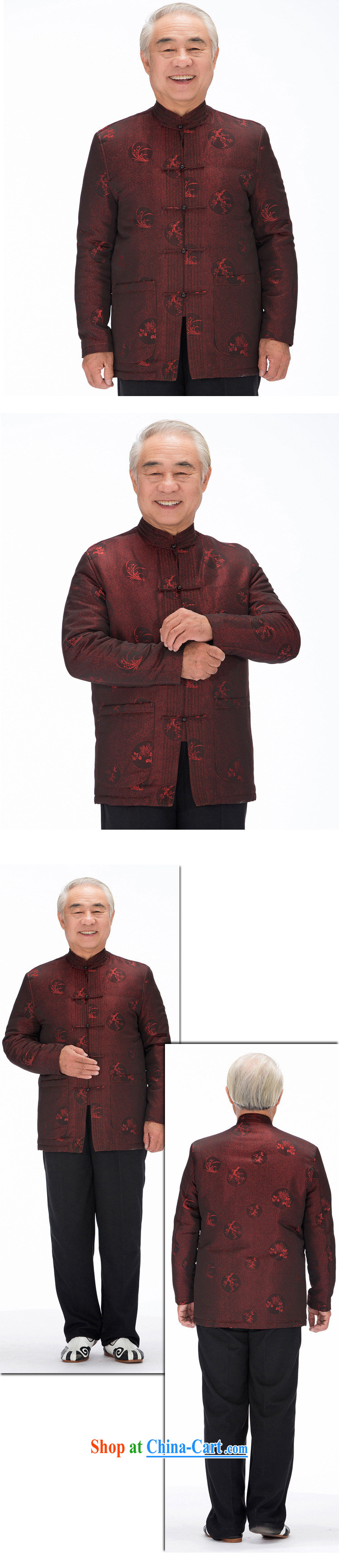 Stakeholders line cloud Tang with autumn and winter with thick quilted coat cotton suit Chinese improved Chinese shirt, old 腊梅 orchids flower DYD - 14,018 deep red 4 XL pictures, price, brand platters! Elections are good character, the national distribution, so why buy now enjoy more preferential! Health