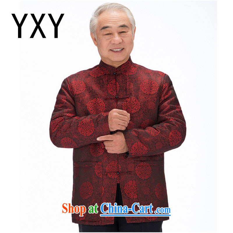 Stakeholders line cloud old men Tang jackets elderly Chinese large code thick Chinese parka brigades