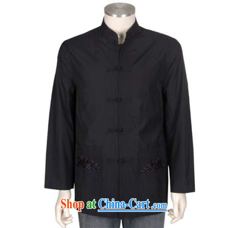 Stakeholders the cloud, for the charge-back men's Chinese middle-aged men fall and winter long-sleeved Chinese jacket ethnic wind DYD - 1209 dark blue XXXL stakeholders, the cloud (YouThinking), and, on-line shopping