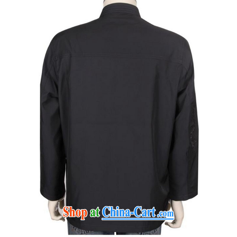 Stakeholders the cloud, for the charge-back men's Chinese middle-aged men fall and winter long-sleeved Chinese jacket ethnic wind DYD - 1209 dark blue XXXL stakeholders, the cloud (YouThinking), and, on-line shopping