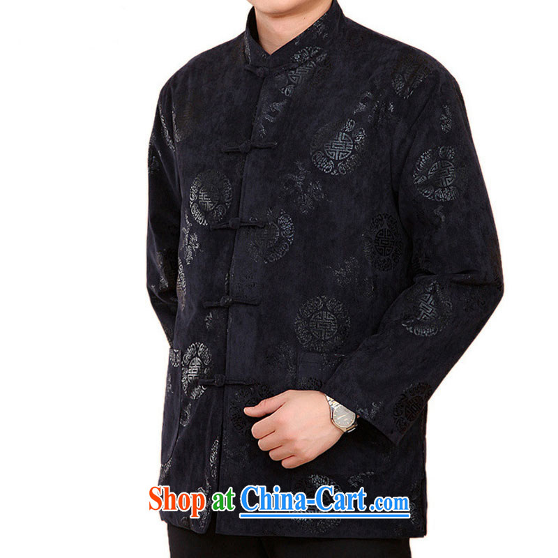 Stakeholders line cloud Chinese leisure old men long-sleeved Tang is thick with cotton winter jackets DY 2060 blue XXXL stakeholders, the cloud (YouThinking), and, on-line shopping