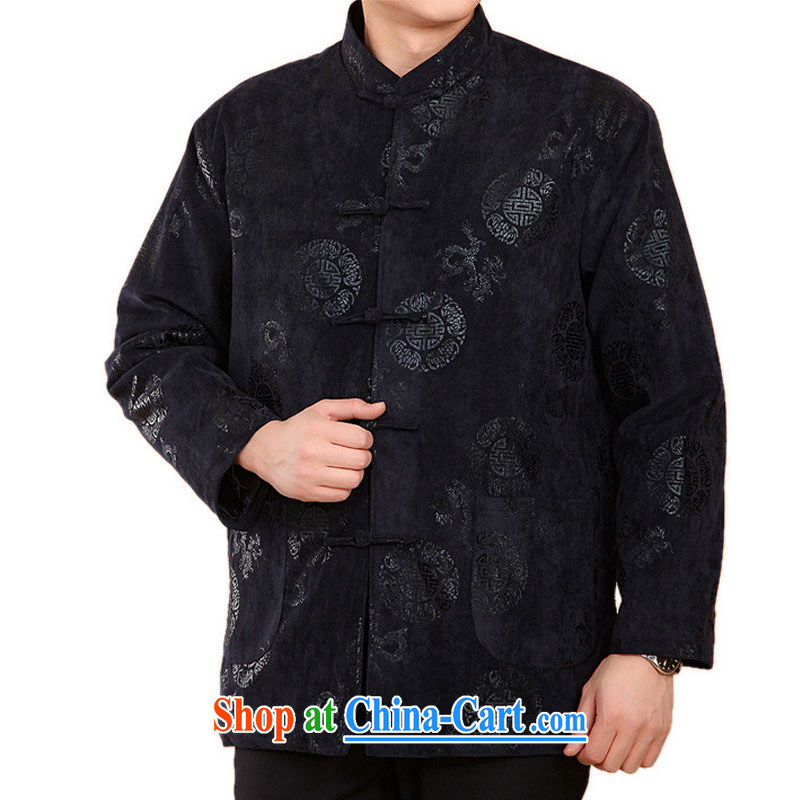 Stakeholders line cloud Chinese leisure old men long-sleeved Tang is thick with cotton winter jackets DY 2060 blue XXXL stakeholders, the cloud (YouThinking), and, on-line shopping