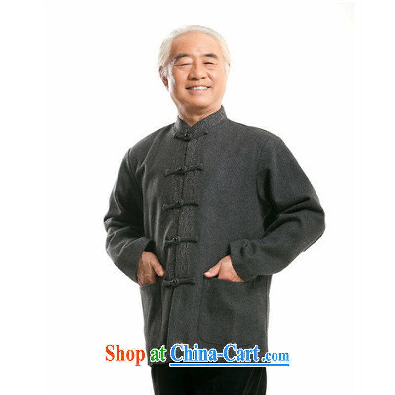 Stakeholders line cloud Chinese Spring, long-sleeved, older jacket T-shirt, clothing, for Chinese DY 0761 gray XXXL stakeholders, the cloud (YouThinking), and, on-line shopping