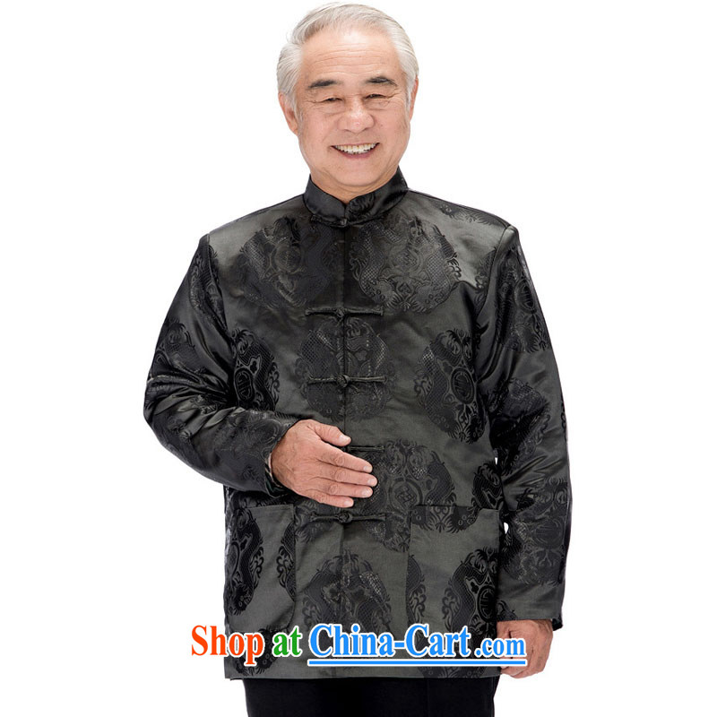 Stakeholders line cloud Tang with long-sleeved jacket Chinese double-lung of Serb with the snap-cotton clothing, older men and jacket Winter load DY 0758 gray XXXL stakeholders, the cloud (YouThinking), and, on-line shopping