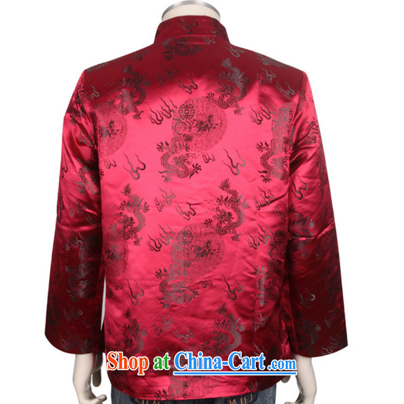 The stakeholders in the Cloud older style Chinese T-shirt men's winter Chinese cotton jacket, serving DY 0708 red XXXL, stakeholders line cloud (YouThinking), and, on-line shopping