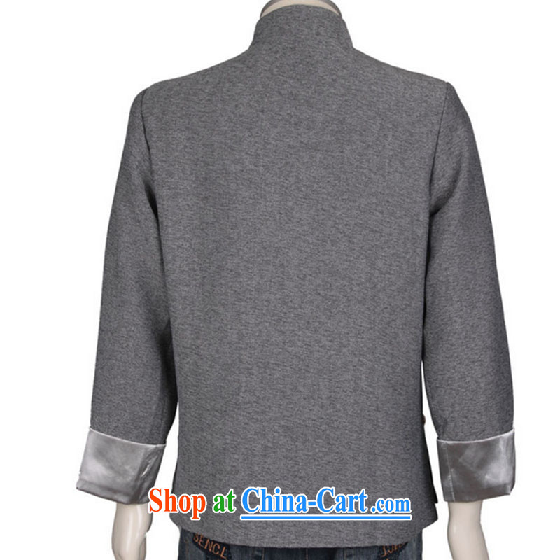Stakeholders line cloud Chinese, in older Chinese men's linen gray jacket men and Chinese wind national costumes DY 0308 gray XXXL stakeholders, the cloud (YouThinking), and, on-line shopping