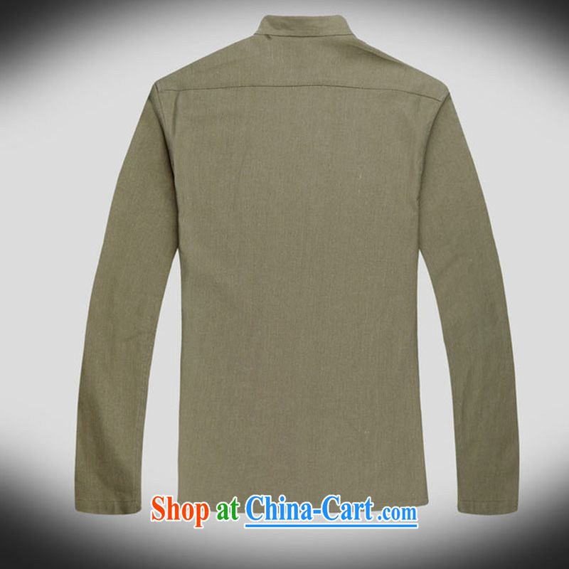 At stake line cloud long-sleeved China wind up for Chinese improved leisure tang on the code and national costumes, Autumn DY 053 army green XXXL stakeholders, the cloud (YouThinking), and, on-line shopping