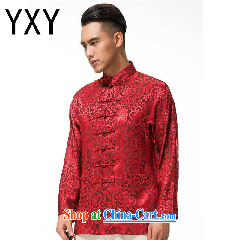 Stakeholders line cloud cotton Ma Man Tang jackets Spring and Autumn and thick, and manually for the Tie long-sleeved men Tang replace DY 003 red XXXL