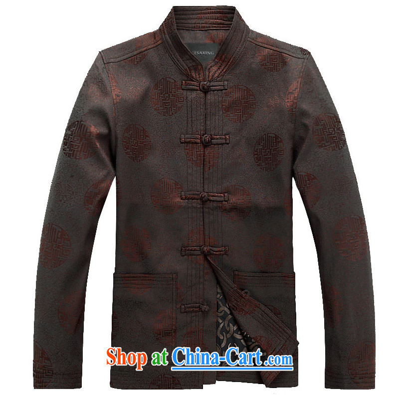 Stakeholders line cloud the joy of spring and autumn (long-sleeved Chinese Chinese, for a field for men and Han-serving performance DY 002 brown XXXL stakeholders, the cloud (YouThinking), and, on-line shopping