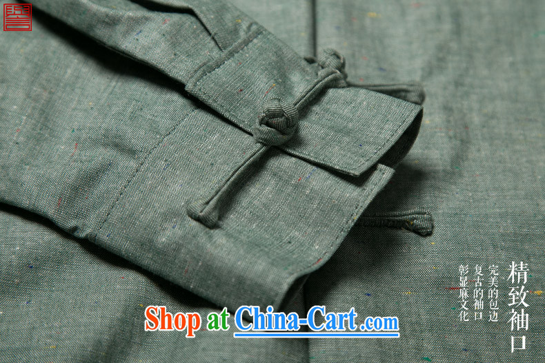 Internationally renowned 2015 China wind spring men's Chinese cotton Ma Sau San disk for China, for a solid color linen shirt improved Chinese Gray Movement (2XL) pictures, price, brand platters! Elections are good character, the national distribution, so why buy now enjoy more preferential! Health